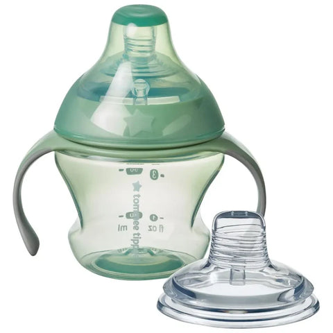 Tommee Tippee Closer To Nature Bottle To Cup Transition (Green)