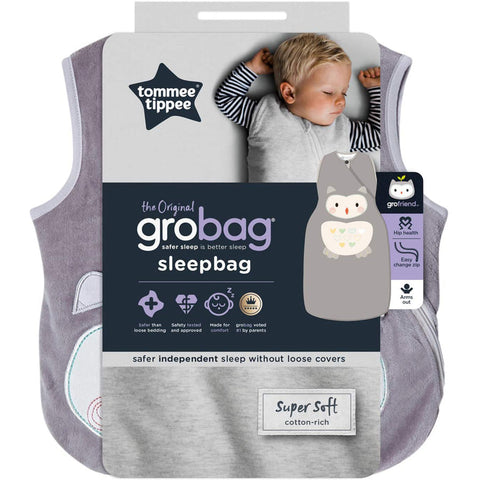 Tommee Tippee The Original Grobag, Baby Sleep Bag, 18-36M, Ollie The Owl