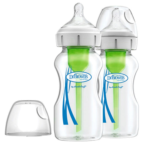 9 Oz/270 Ml Glass W-N Options+ Bottle, 2-Pack