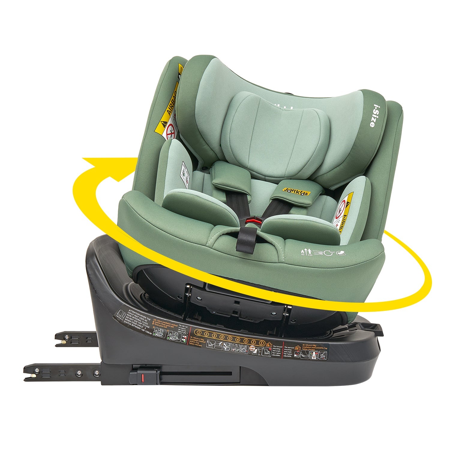 Jovikids Ranger TT ISOFIX 360° Rotating Car Seat I-size (Green) | Infant Car Seats Jovikids Ranger TT ISOFIX 360° Rotating Car Seat I-size (Green) | Infant Car Seats