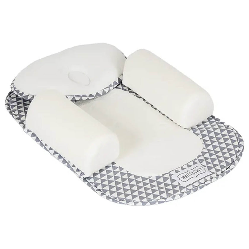 White & Grey Baby Cosy Sleep - Triangle | Kulud Pharmacy