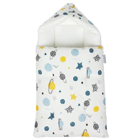 White & Grey - Baby Sleeping Bag - Planet