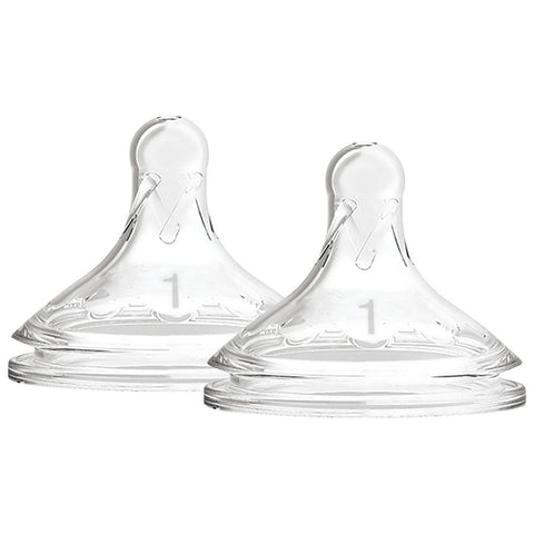 Level 1 W-N Silicone Options+ Nipple, 2-Pack