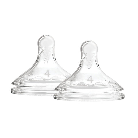 Level 4 W-N Silicone Options+ Nipple, 2-Pack