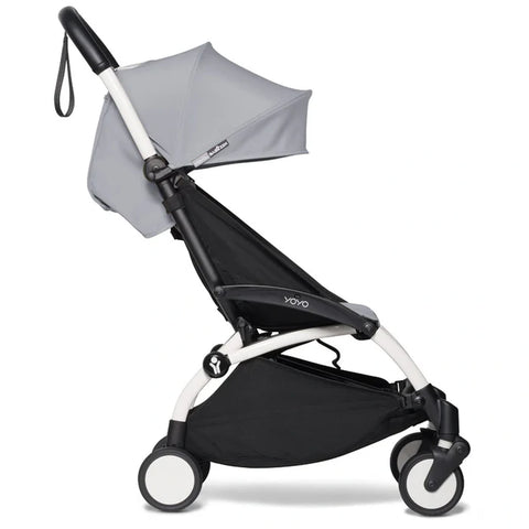 Babyzen YOYO 6+ Stroller - White Frame with Color Pack 6+ (Stone)