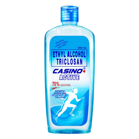 Buy Casino Alcohol Active Solution % 500 ML Online - Kulud Pharmacy