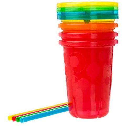 The First Years - Take And Toss 10 Oz. Straw Cups (Pack Of 4)