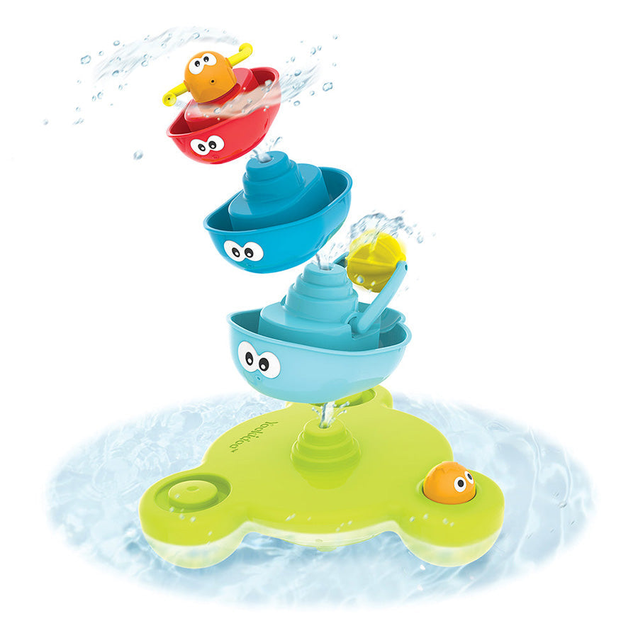 Yookidoo - Stack 'N' Spray Tub Fountain | Learning & Activity Bath Toys Yookidoo - Stack 'N' Spray Tub Fountain | Learning & Activity Bath Toys