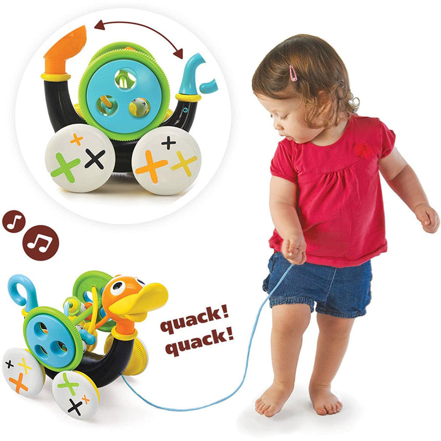 Yookidoo - Pull Along Whistling Duck | Baby Toys Yookidoo - Pull Along Whistling Duck | Baby Toys