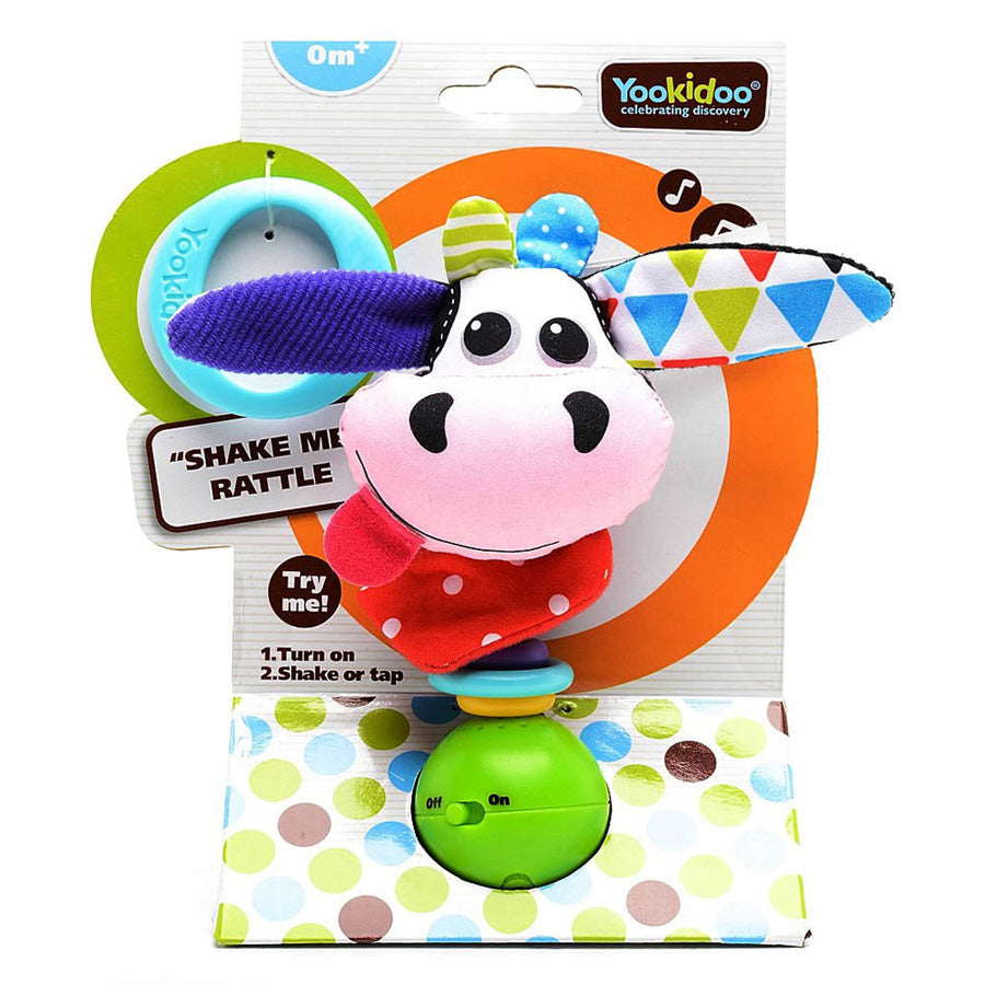Yookidoo - Cow 'Shake Me' Rattle | Baby Toys Yookidoo - Cow 'Shake Me' Rattle | Baby Toys