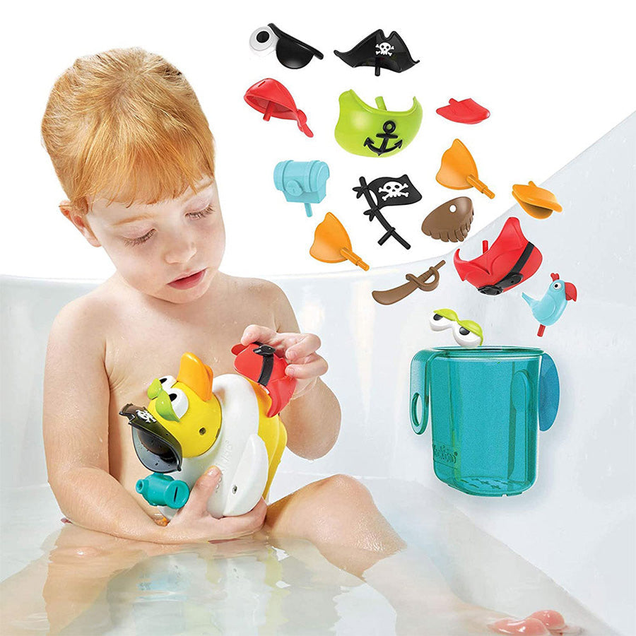 Yookidoo - Jet Duck - Create A Pirate | Learning & Activity Bath Toys Yookidoo - Jet Duck - Create A Pirate | Learning & Activity Bath Toys
