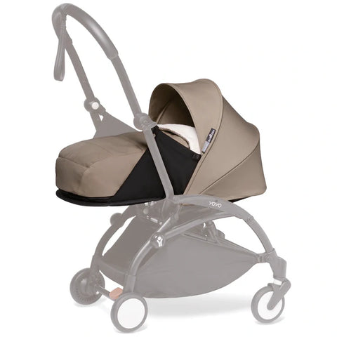 Babyzen YOYO² 6+ Stroller - Black Frame with Color Pack 6+ (Taupe)