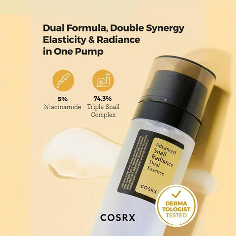 Cosrx Advanced Snail Radiance Dual Essence 80ML