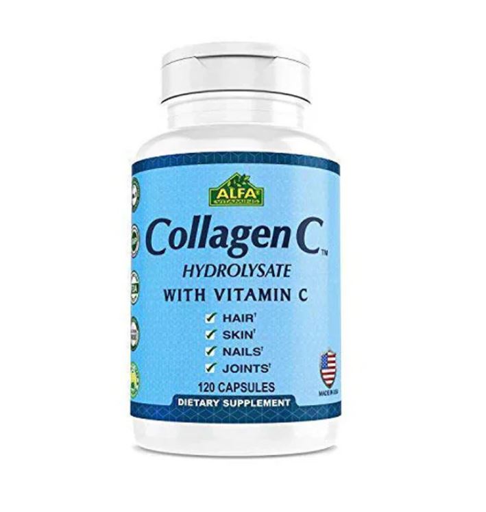 Alfa Collagen Hydrolysate With Vit C Cap 120'S | Collagen Alfa Collagen Hydrolysate With Vit C Cap 120'S | Collagen