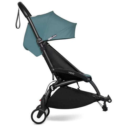 Babyzen Yoyo Connect Stroller - Black Frame With Color Pack 6+ (Aqua)