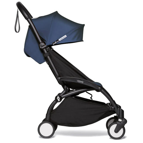 Babyzen YOYO 6+ Stroller - White Frame with Color Pack 6+ (Air France Blue)