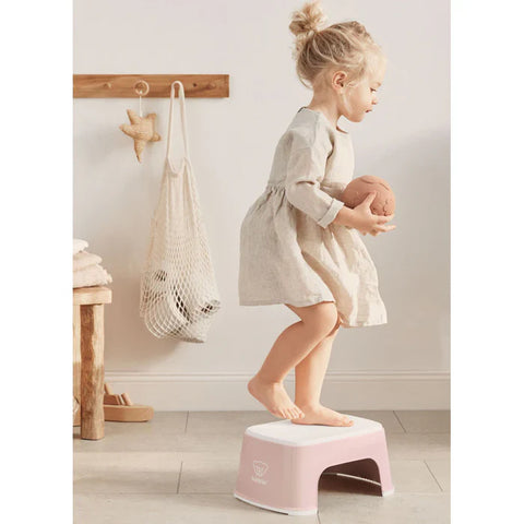 Babybjorn Step Stool (Powder Pink/White)