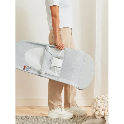 Babybjorn Bouncer Balance Soft - Mesh (Silver/White)|Light Grey Frame