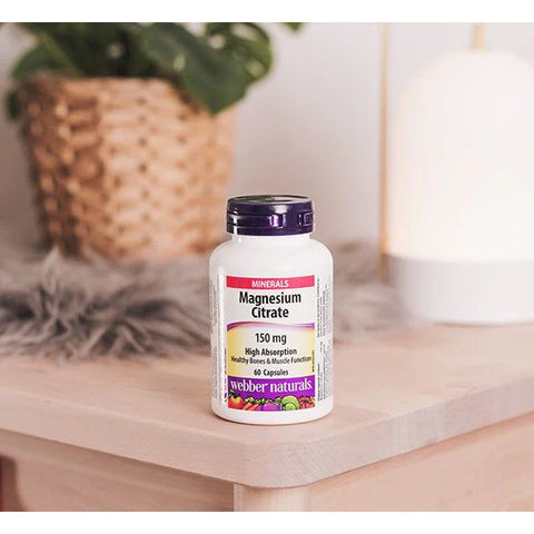 Webber Naturals Magnesium Citrate Capsule 150 Mg 60 PC