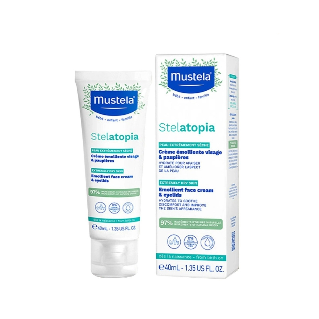 Mustela Stelatopia Emollient Face Cream 40 ML | Kulud Pharmacy