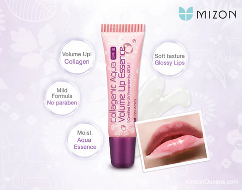 Mizon Collagenic Aqua Volume Lip Essence SPF15 10ml