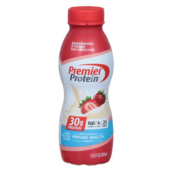 Premier Protein Strawberries & Cream 340ml | Protein Shakes Premier Protein Strawberries & Cream 340ml | Protein Shakes