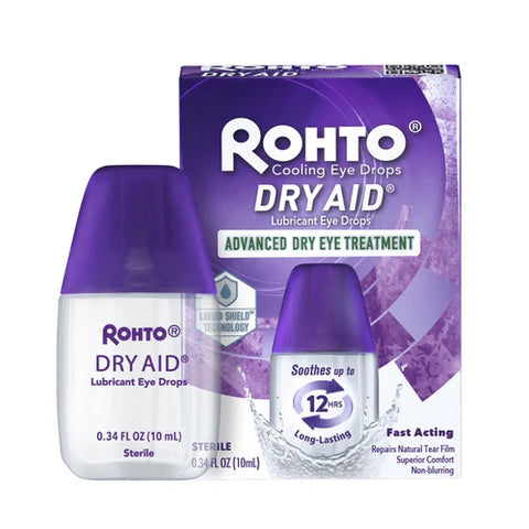 Rohto® Dry Aid® Eye Drops for Dry Eyes 10 ml