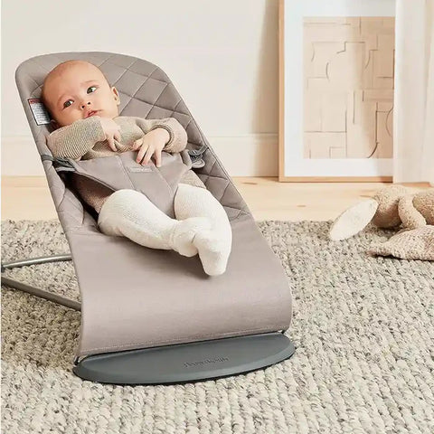 Babybjorn Bouncer Bliss - Woven (Sand Grey)