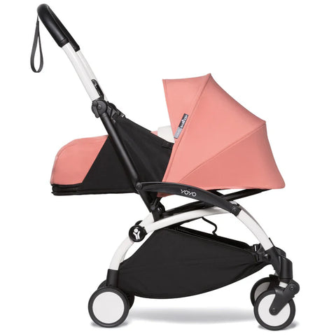 Babyzen Yoyo 0+ Stroller - White Frame With Newborn Pack 0+ (Ginger)